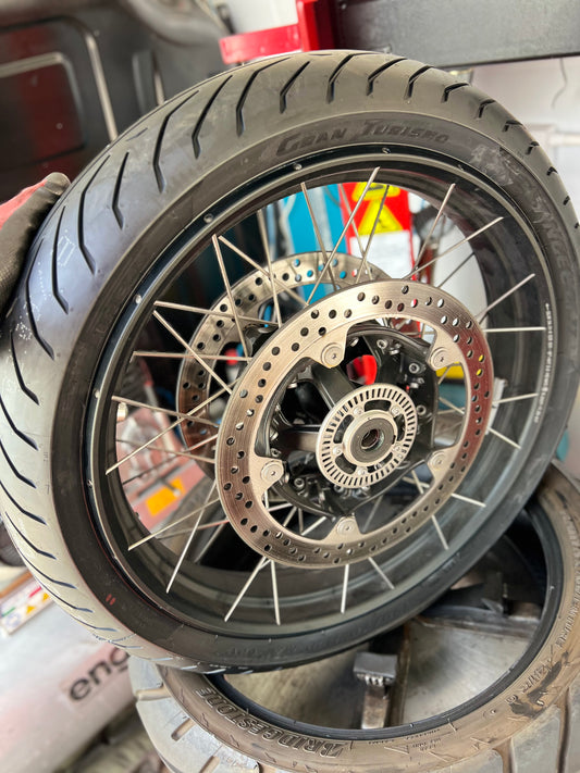 Pirelli Angel GT II 120/70R19 &170/60R17 M/C 60V & 72V (FR & R) TL pair of Tyres Fitted