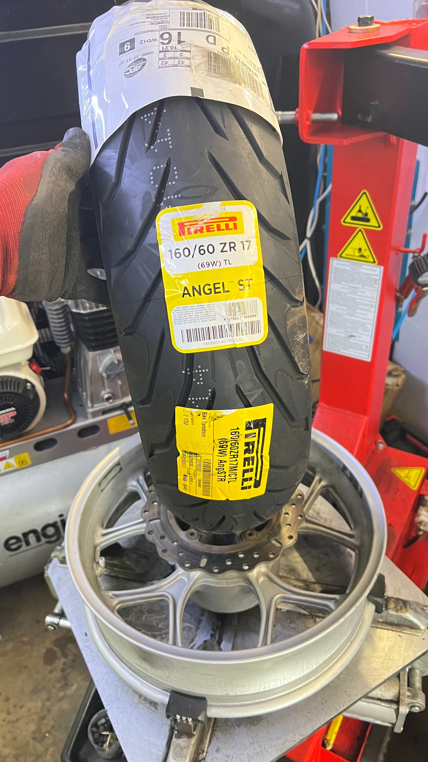 Motorcycle Tyre Fitting