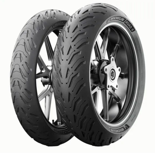 120/70 ZR17 & 180/55 ZR17 Michelin Road 6 Fitted